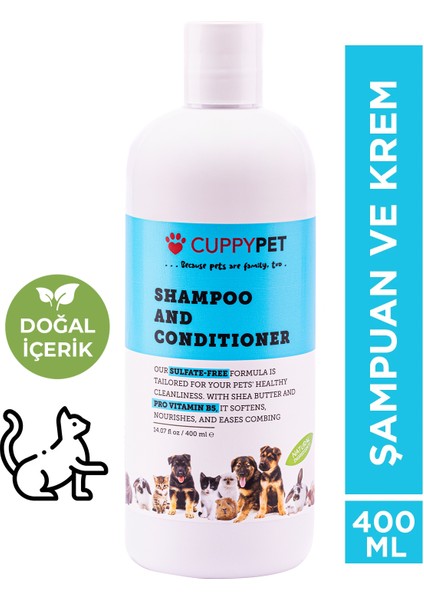 Kedi Kondisyonerli Şampuan 400 ml
