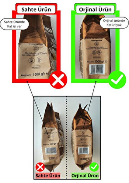 Crema E Aroma Çekirdek Kahve 2 x 1 kg İtalya Menşeli Zengin Lezzet