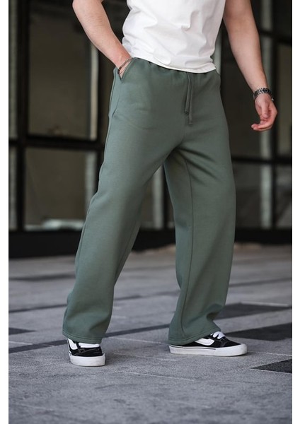 Haki Rahat Kesim Erkek Eşofman Altı E6578