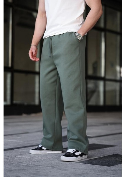 Haki Rahat Kesim Erkek Eşofman Altı E6578 indirimleri