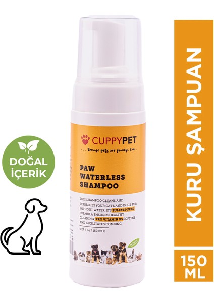 Köpek Kuru Şampuan 150 ml