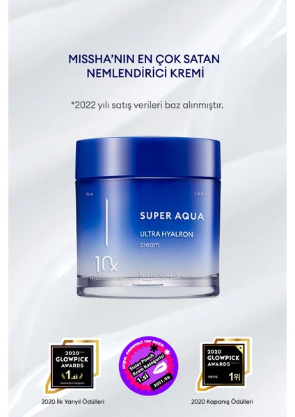 10 Farklı Hyalüronik Asit Içeren Bakım Seti Mıssha Super Aqua Ultra Hyalron Ampoule&cream Duo Set indirimleri