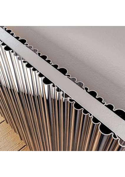 Bamboo Double Çift Panel Alüminyum Dikey Radyatör 1800x239 mm 2 Dilim | 605 W Yüksek Isıl Güç | Ral 9016 Dokulu Beyaz fiyatları