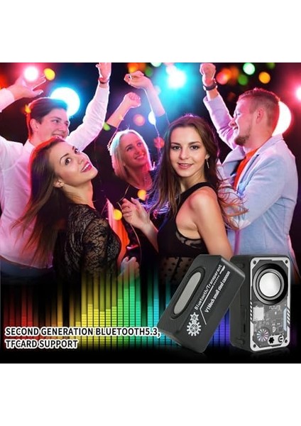 Renkli LED Ekranlı Bluetooth Hoparlör, Net Ses ile 5W Küçük Hoparlör, Destek Tws/tf Kartı, Erkekler/kadınlar/erkekler/kızlar Için Hediye Taşınabilir Tasarım modelleri