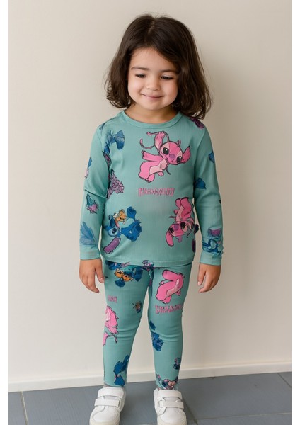 Kız Çocuk Pijama Takımı I Uzun Kollu Rahat Ev Giyim I Pamuklu - Yumuşacık Kız Çocuk Takım
