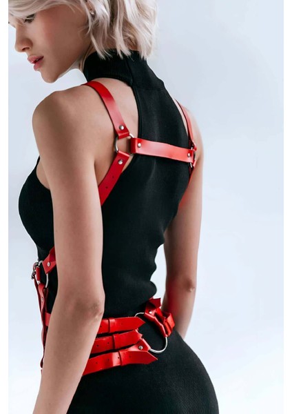 Elbise Üzeri Deri Kemer, Deri Elbise Kemeri, Deri Korse Harness - BRF1072 fiyatları