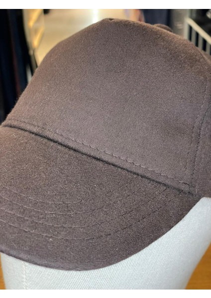 Kaşe Kumaş Düz Renk Kışlık Cap Şapka modelleri