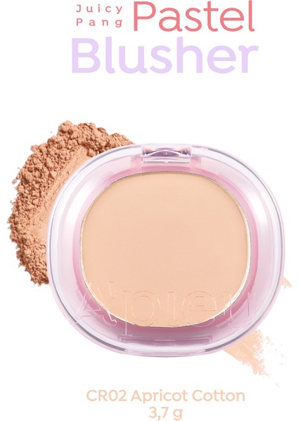 Cilde Yumuşak ve Doğal Renk Veren Pastel Tonlarda Allık A'pıeu Juicy-Pang Pastel Blusher (CR02)