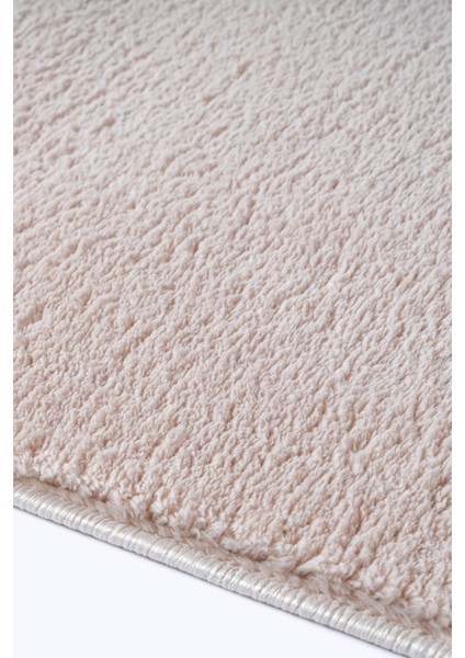 Yıkanabilir Kaymaz Taban Bej Renk Peluş Post Halı indirimleri