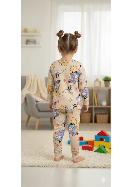 Kız Çocuk Pijama Takımı I Uzun Kollu Rahat Ev Giyim I Pamuklu - Yumuşacık Kız Çocuk Takım indirimleri