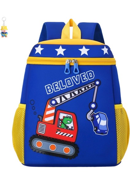 Anaokulu Okul Çantası 1-6 Yaş Sevimli Bebek Serin Kova Çanta Çizgi Film Dinozor Çocuk Sırt Çantası (Yurt Dışından)