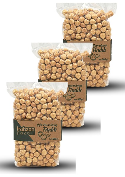 Çifte Kavrulmuş Fındık Içi 3x500 Gr