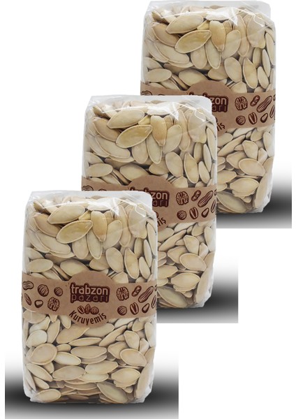 Yerli Kavrulmuş Tuzlu Kabak Çekirdeği 3x200 gr