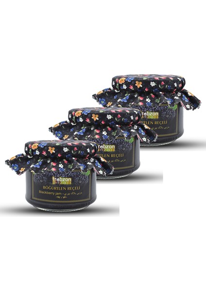 Doğal Böğürtlen Reçeli 3x330 gr