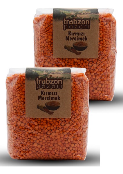 Yerli Kırmızı Mercimek 2x1 kg
