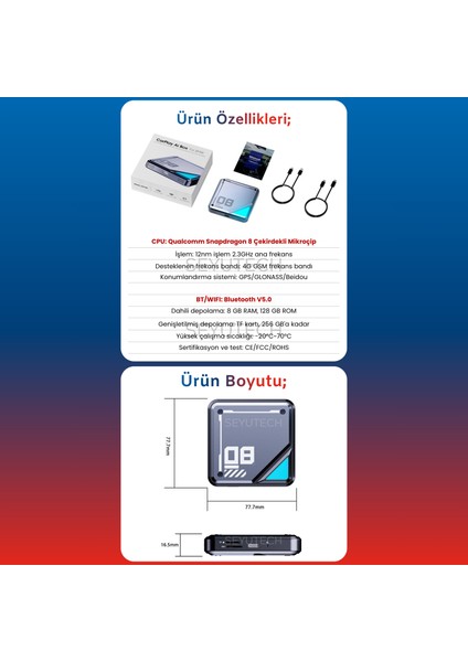 L08 Bmw Için Kablosuz Carplay & Android 8GB+128GB Android 13 Youtube Netflix Video oynatma qualcomm indirimleri