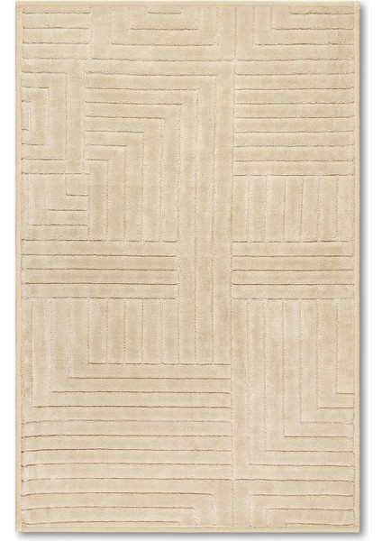 Street Doğal Pamuklu 2'li Banyo Paspas Seti 60X100+50X60 cm - Bej fiyatları