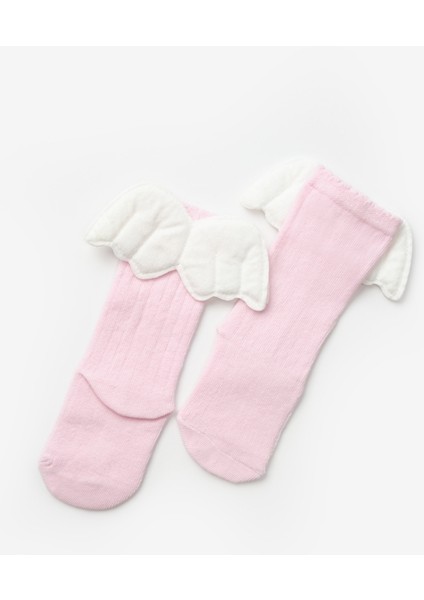 Pembe Kanatlı Kız Çocuk Çorap fiyatları