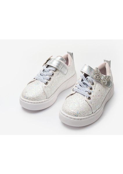 Beyaz Kelebek Detaylı Kız Çocuk Spor Ayakkabı fırsatları
