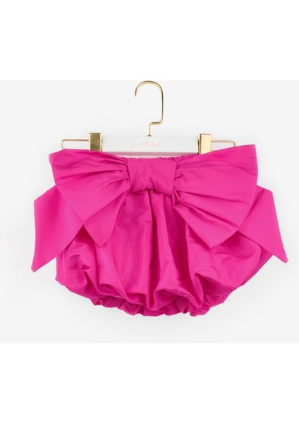 Fuşya Kız Çocuk Balon Etek - Anna