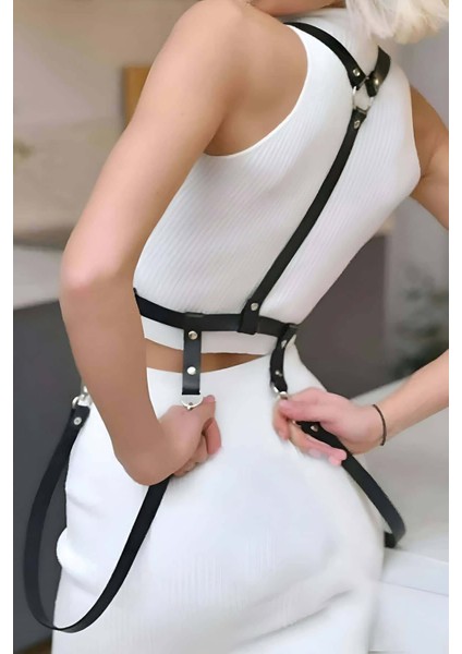 Elbise Üzeri Askılı Deri Kemer Harness - BRF1171 modelleri