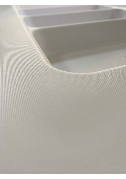 Beyaz Lüx 55 Cm X 49 Cm Çekmece Içi Kepçelik - 50 Cmx 40 Cm’ Ye Kadar Kısalır