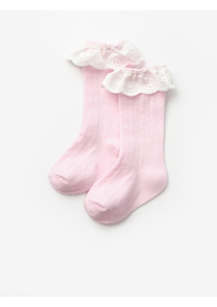 Pembe Fistolu Kız Çocuk Çorap fiyatları