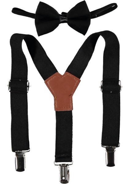 Papyon Pantolon Askı Çocuk Ikili Set Bayram Özel Gün 1-6 Yaş