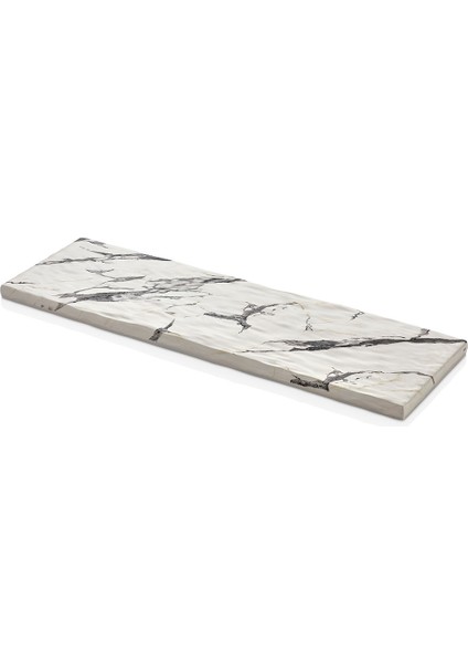 17024.CWM - Marble Taş Efektli Sunum Pano 53X16,5 Cm, Thermoset Melamin