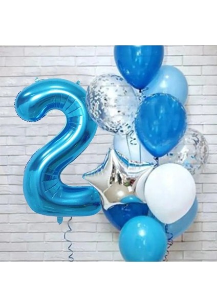 Mavi Yaş Balon Set 12 fiyatları