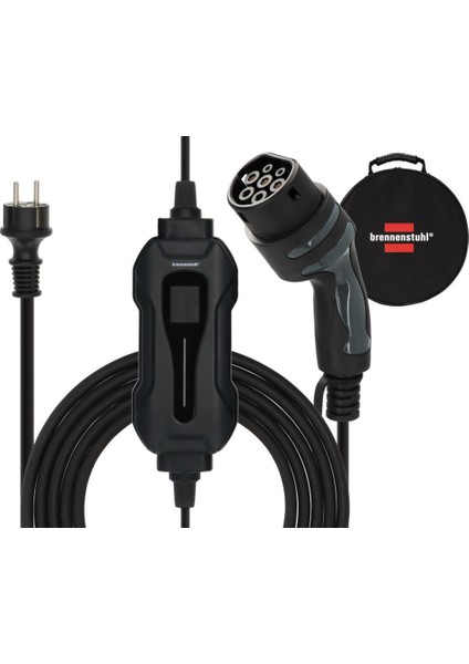 E-Mobility Serisi Ev Tipi Elektrikli Araç Taşınabilir Şarj Istasyonu 8 Metre Kablolu 10 Amper 2,3 Kw (Alman Menşeli)