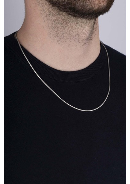 Italyan Model Klasik Erkek Gümüş Zincir Kolye fiyatları