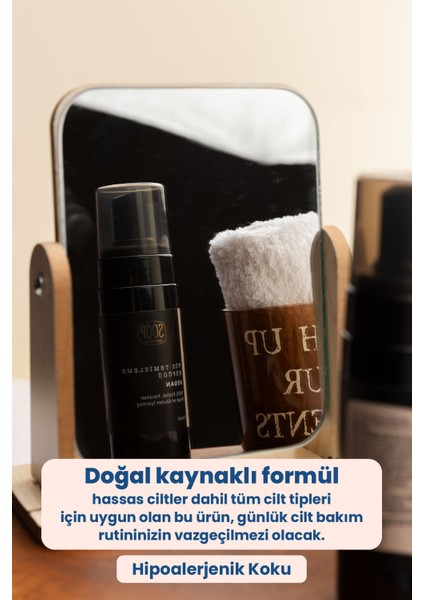 Cosmetics Yüz Temizleme Köpüğü Nemlendirici Etkili | Hindistan Cevizi Yağı |Hassas Ciltlere Uygun | 4 x 150 ML