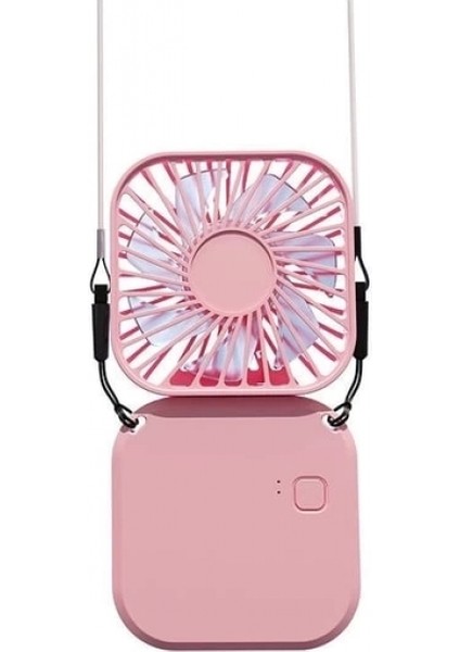 El Fanı Mini Masaüstü ve Boyun Askılı Fan Portatif Şarjlı 3 Kademeli Vantilatör Soğutucu fırsatları