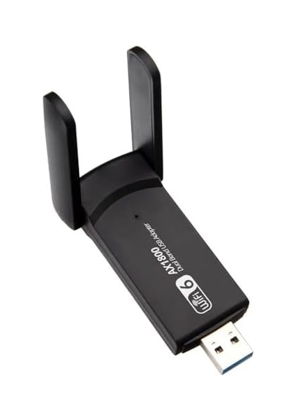 Wifi 6 Adaptörü AX1800 Mbps Kablosuz Ağ Kartı USB Dongle Dual Band Reseptör fiyatları