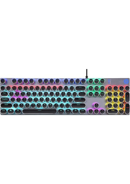 GK400Y Rgb Gaming Oyuncu Klavyesi Brown Kahverengi Switch Tam Boy Ingilizce Q