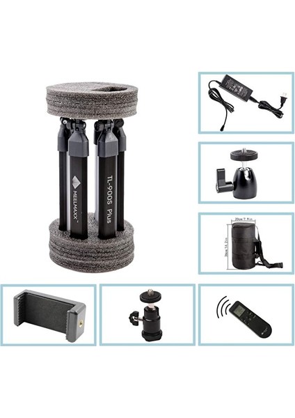 6 Kanatlı Katlanabilir LED Işık – 3200K-5600K Renk Ayarı, Tripod ve Taşıma Çantası Dahil -2.10 cm Tripod Ayak Canlı Yayın Çekim Işığı fiyatları