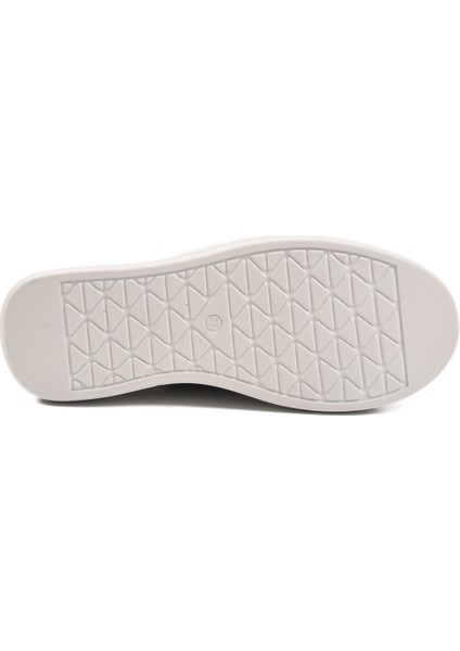 Siyah Beyaz Kalın Taban Bağcıklı Unisex Spor Ayakkabı Oz-03 Z indirimleri