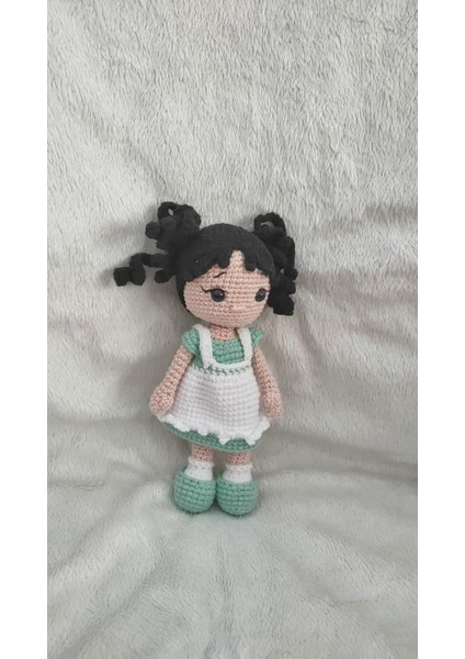Amigurumi Miniş Bebek Kız Çocuk Bebek Oyuncak Örgü/organik Oyuncak Mint fiyatları