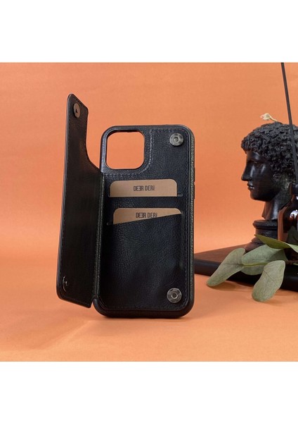 Helen İphone Hakiki Deri Telefon Kılıfı Uyumlu Iphone 13/14/15