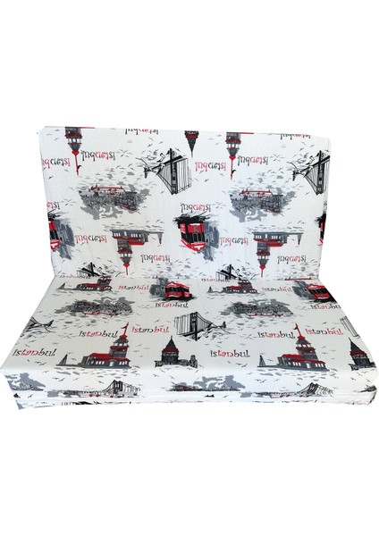 Şark Köşesi Minderi Büyük Ölçü Katlanır Sünger Yatak 120X195X8 Cm-Istanbul-Çift Kişilik Yatak