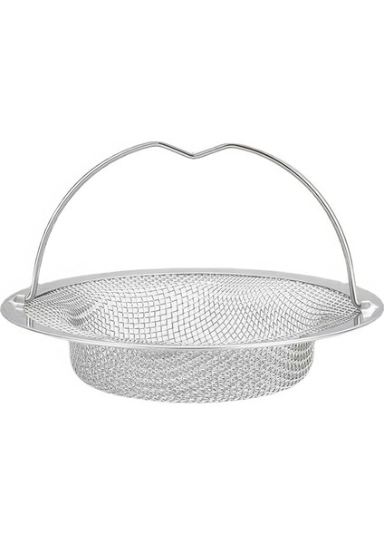 Çelik Mutfak Lavabo Atık Yemek Süzgeci 11 cm Çap Gider Tıpası MT203