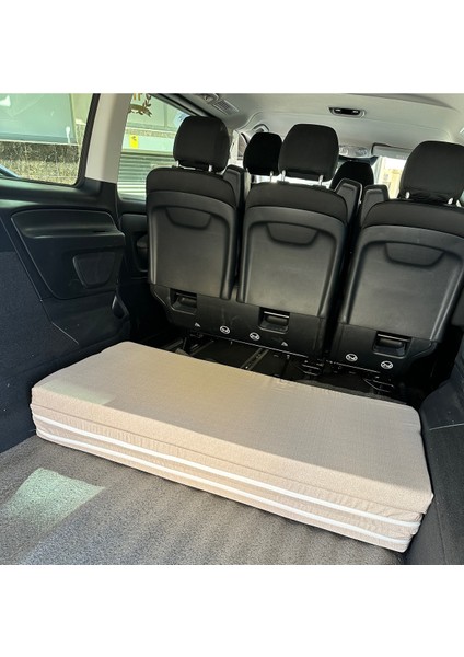 Araç Yatağı Sünger Katlanabilir Oto Yatağı Üniversal 120X180X6 Cm-Tesla ve Birçok Modele Uygun-Krem fırsatları