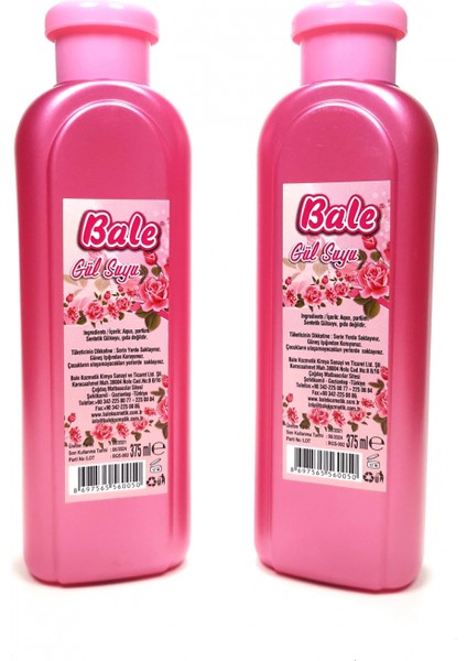 2 Adet Gül Suyu 2X375 ml