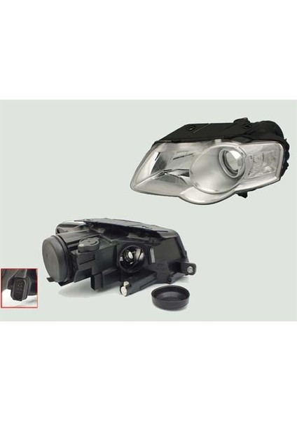 Far Sinyal Sol Passat 03/05-11/10 Elektrikli H7 H7 x