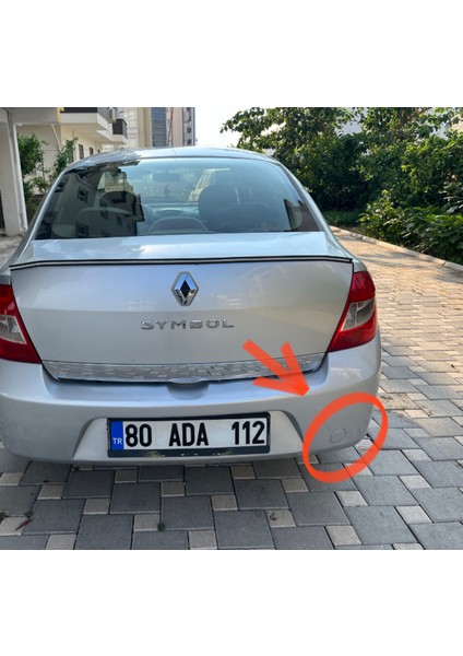 Renault Clio Symbol Thalia 2009-2012 Arka Tampon Kapağı