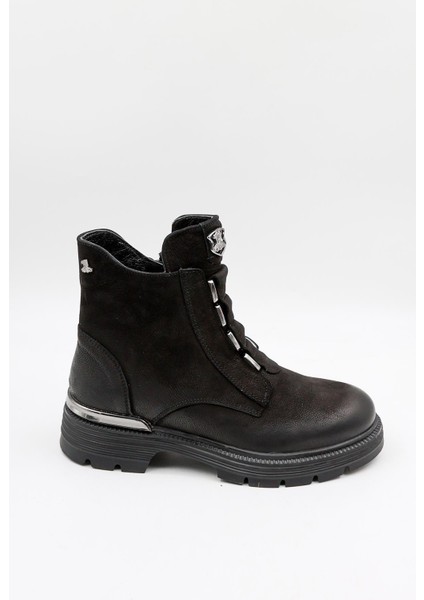 Kadın Hakiki Deri Bot 2353524K - Siyah - 36