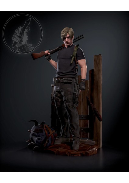 Resident Evil Leon Kennedy 30CM 3D Figür