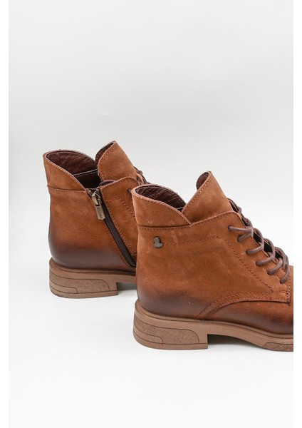 Kadın Bağcıklı Hakiki Deri Bot 2551020K - Vizon - 36 fiyatları