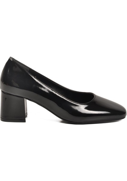 695042 Z Siyah Rugan Kadın Topuklu Ayakkabı fiyatları